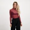 The Eliza Mesh Top PINK GLO -Steve Madden Magasin SMA11000158 04004 PKGO 03