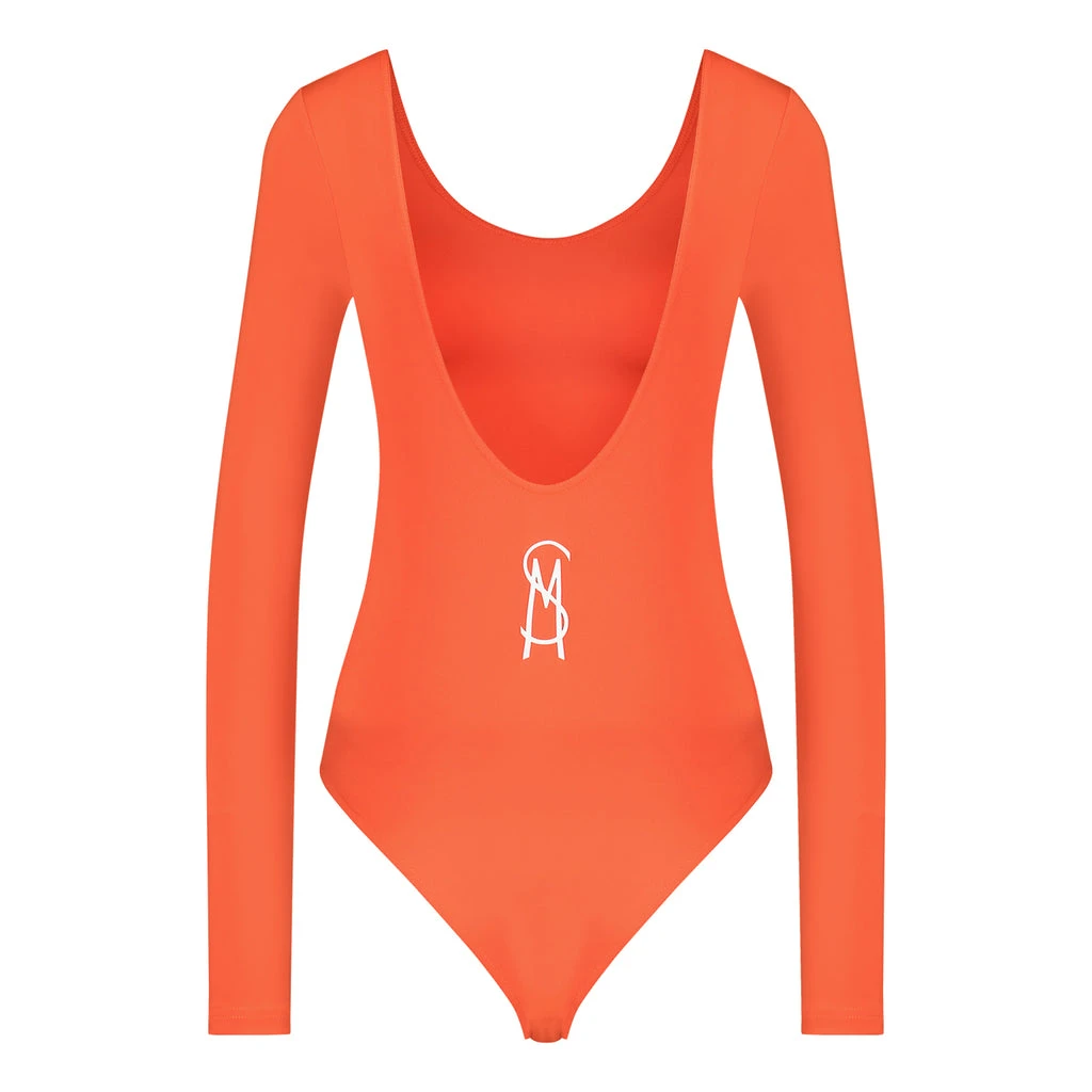 Idivya Bodysuit ORANGE 5 Idivya Bodysuit ORANGE – Image 3