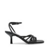 Steve Madden Aglow Sandal BLACK 2 Steve Madden Aglow Sandal BLACK -Steve Madden Magasin STEVEMADDEN INTL AGLOW BLACK SIDE