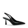Steve Madden Lustrous Pump BLACK LEATHER -Steve Madden Magasin STEVEMADDEN INTL LUSTROUS BLACK LEATHER SIDE 1