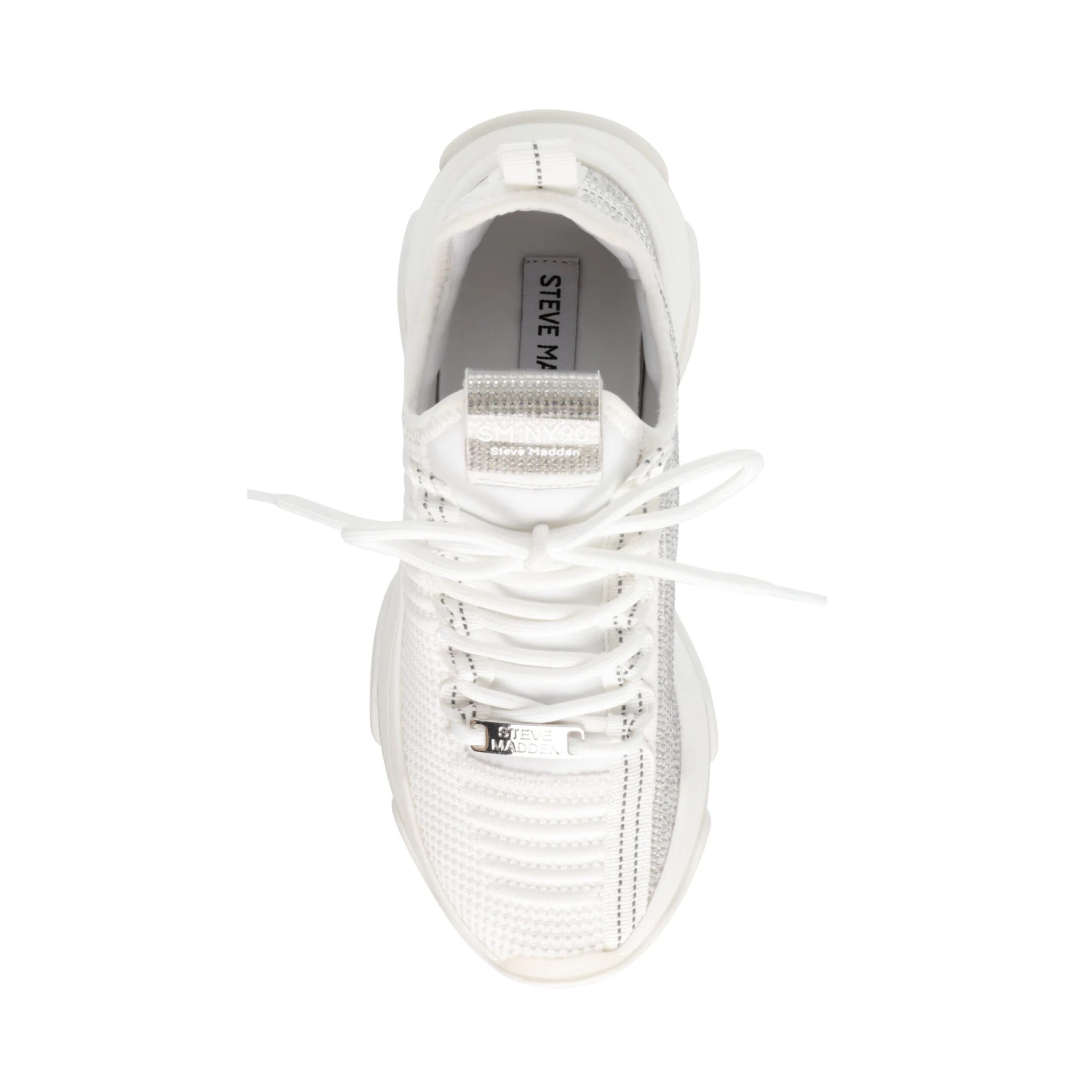 Steve Madden Maxilla-R Sneaker WHITE 7 Steve Madden Maxilla-R Sneaker WHITE – Image 5