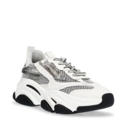 Steve Madden Possession Sneaker SILVER/WHITE -Steve Madden Magasin STEVEMADDEN INTL POSSESSION SILVER WHITE
