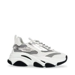 Steve Madden Possession Sneaker SILVER/WHITE