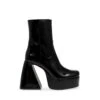 Steve Madden Profuse Bootie BLACK PATENT 1 Steve Madden Profuse Bootie BLACK PATENT -Steve Madden Magasin STEVEMADDEN INTL PROFUSE BLACK PATENT SIDE