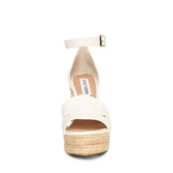 Steve Madden Sivian Sandal WHITE LEATHER -Steve Madden Magasin STEVEMADDEN INTL SIVIAN WHITE LEATHER FRONT preview