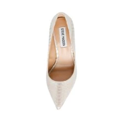 Steve Madden Vala Heel BONE/GOLD -Steve Madden Magasin STEVEMADDEN INTL VALA SN BONE GOLD TOP