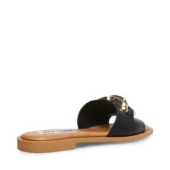 Steve Madden Gene Sandal BLACK LEATHER -Steve Madden Magasin STEVEMADDEN SHOES GENE BLACK ALT1